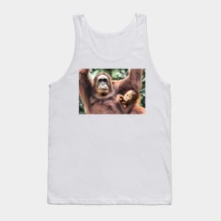 Are You Looking At Us?? Orangutans, Sepilok, Borneo Tank Top